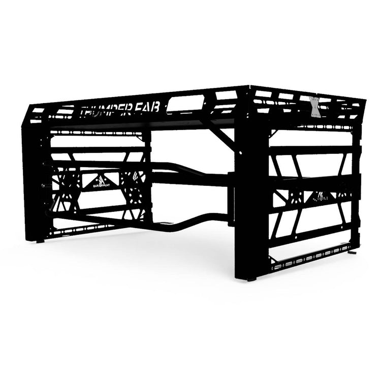 18-23 Can Am Defender Ultimate Bed Rack With Tailgate Black