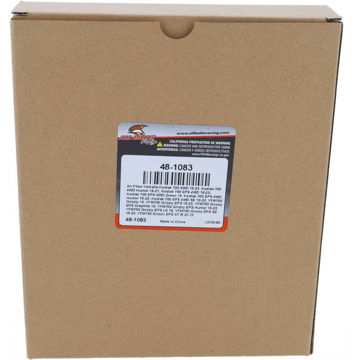All Balls Racing 16-23 Yamaha Kodiak 700 4WD Air Filter