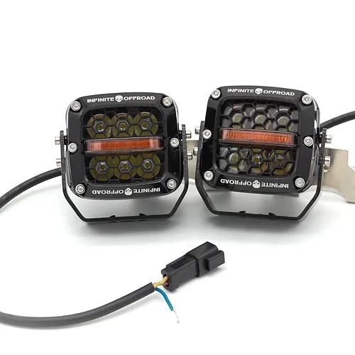 60w 3" Pod (w/ Amber DRL) (Pair)