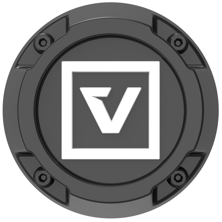 VCAP1 TALL CAP WHITE LOGO 35MM SATIN BLACK
