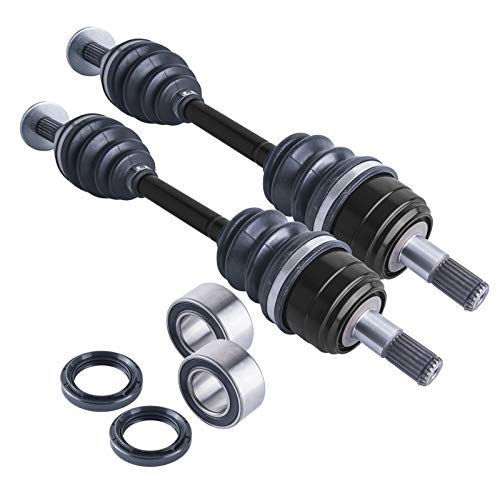 Kawasaki Prairie Front Cv Axles Wheel Bearings & Seals Set 400