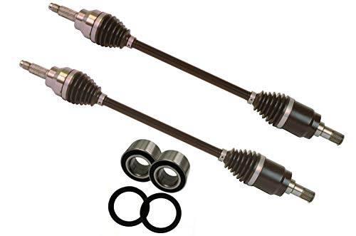 Honda Pioneer Front Cv Axles & Wheel Bearings Set 700