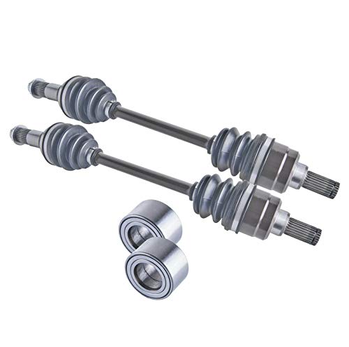 Yamaha Kodiak / Grizzly Rear Cv Axles & Wheel Bearings Set 550 / 700