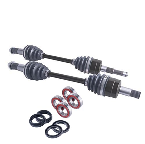 Yamaha Rhino Front Cv Axles Wheel Bearings & Seals Set 450 / 660