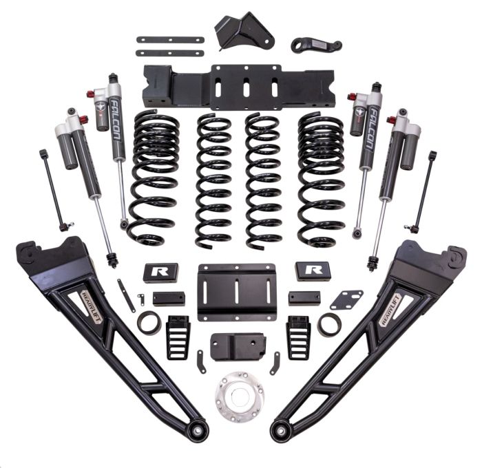 6'' MAX3.3 Suspension System 2019-2024 Ram 2500 W/ Falcon 3.3 Shocks And Radius Arms Standard Output Diesel Motor