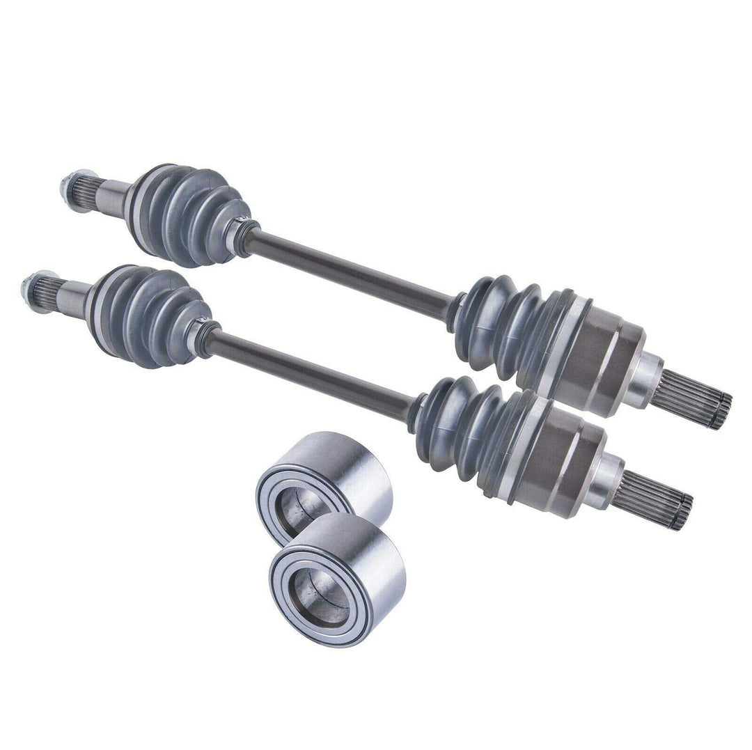 Yamaha Kodiak / Grizzly Rear Cv Axles & Wheel Bearings Set 550 / 700