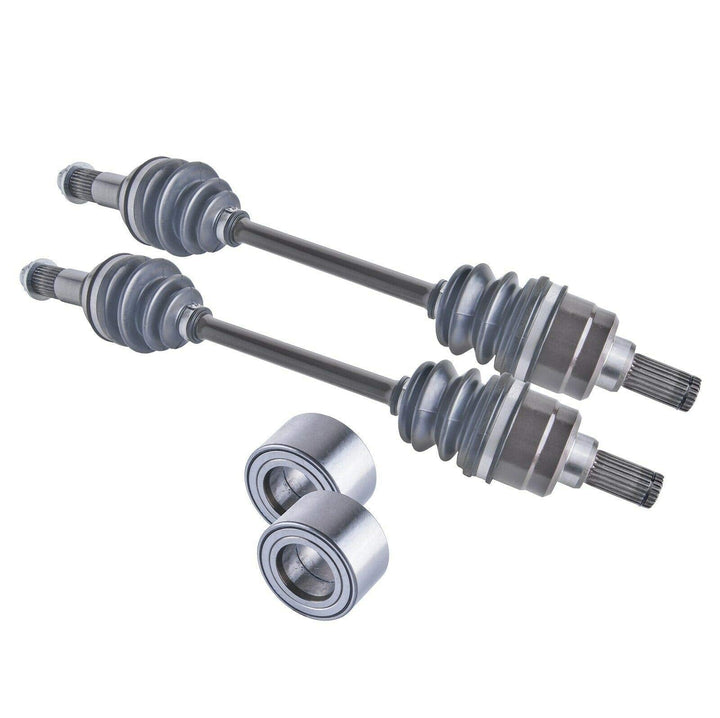 Yamaha Kodiak / Grizzly Rear Cv Axles & Wheel Bearings Set 550 / 700