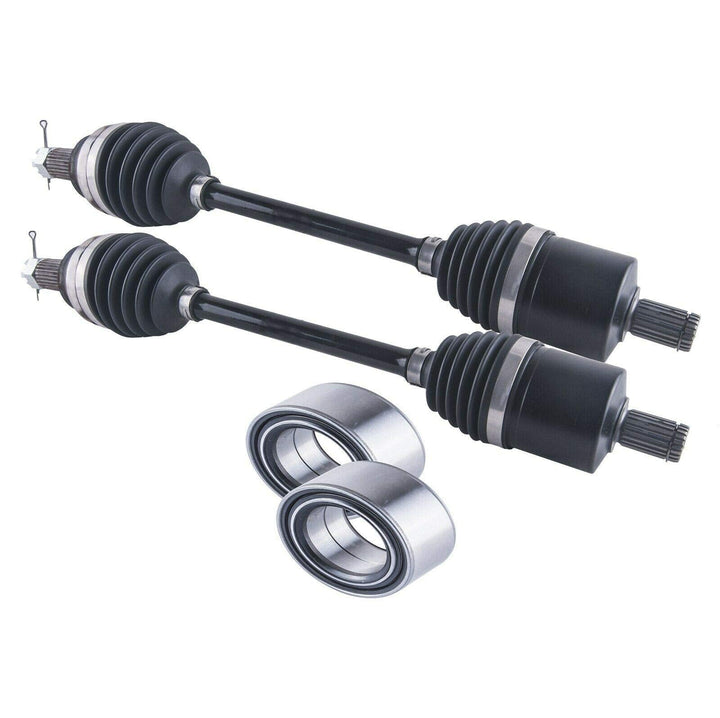 Polaris Front Cv Axles & Wheel Bearings Set Sportsman / Scrambler
