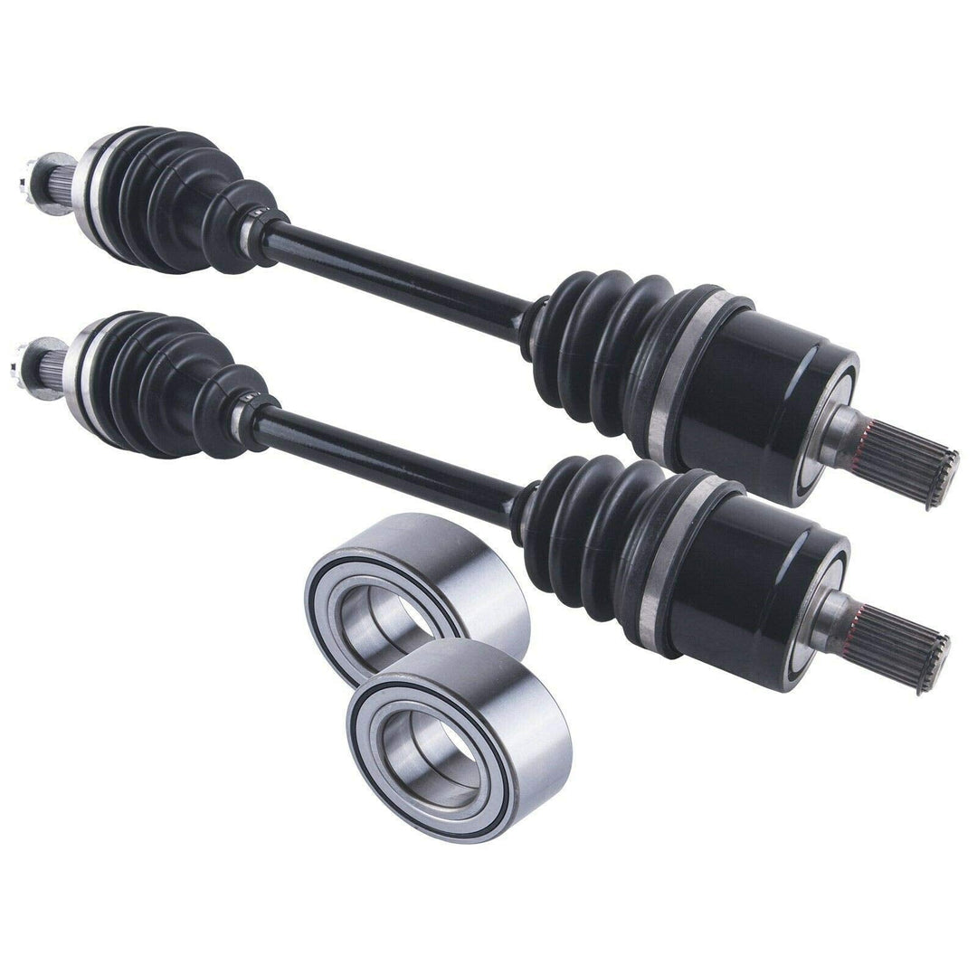 Honda Front Cv Axles & Wheel Bearings Set Rancher Non Irs 420