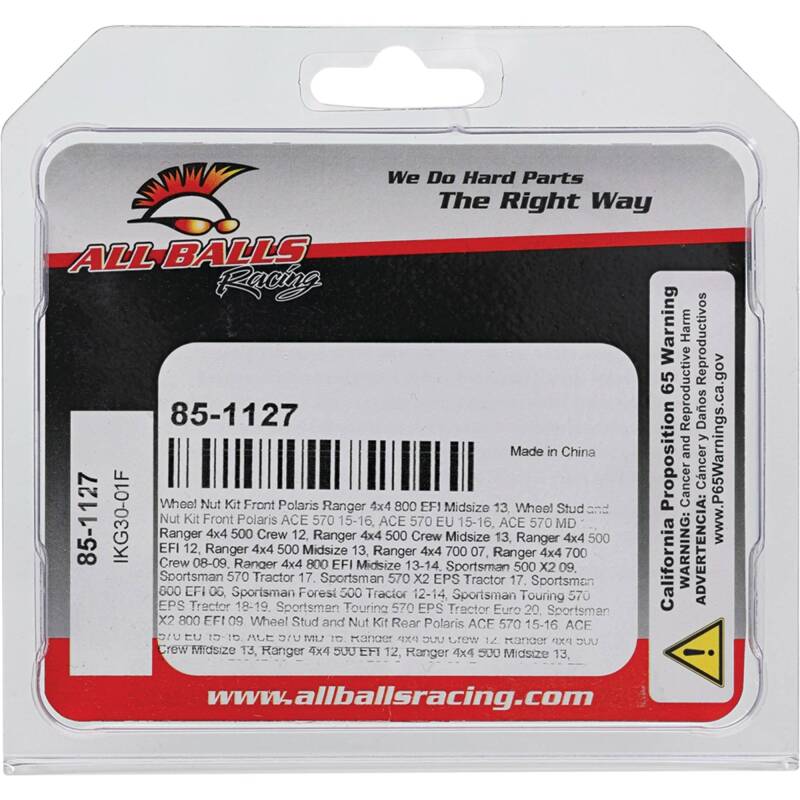 All Balls Racing Wheel Stud and Nut Kit