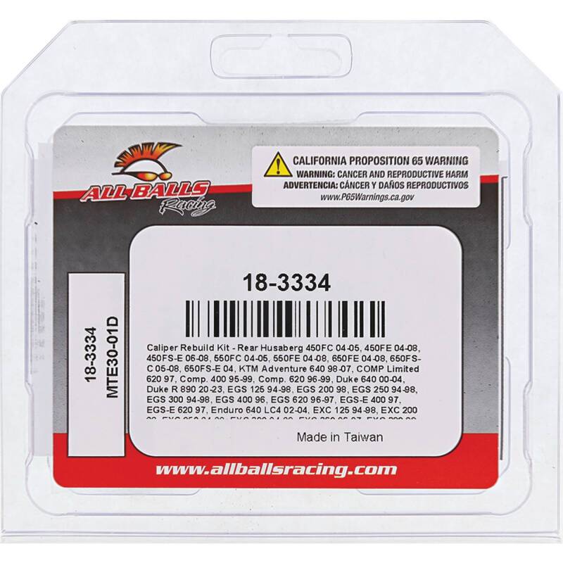 All Balls Racing Husaberg/KTM Caliper Rebuild Kit