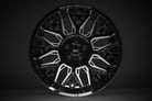 Rough Country 86 Series Wheel-One-Piece | Gloss Black | 20x10 | 5x5 | -19mm