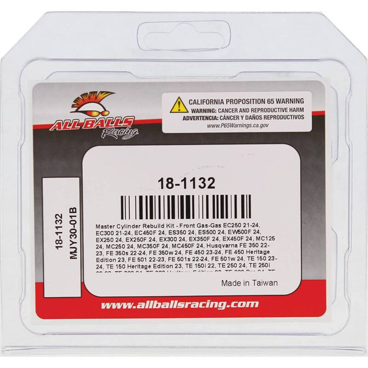 All Balls Racing 21-24 Gas-Gas EC250/EC300/2024 EC450F Master Cylinder Rebuild Kit - Front