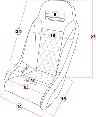 POLARIS RZR PRO JUNIOR SEAT (3 PACK)