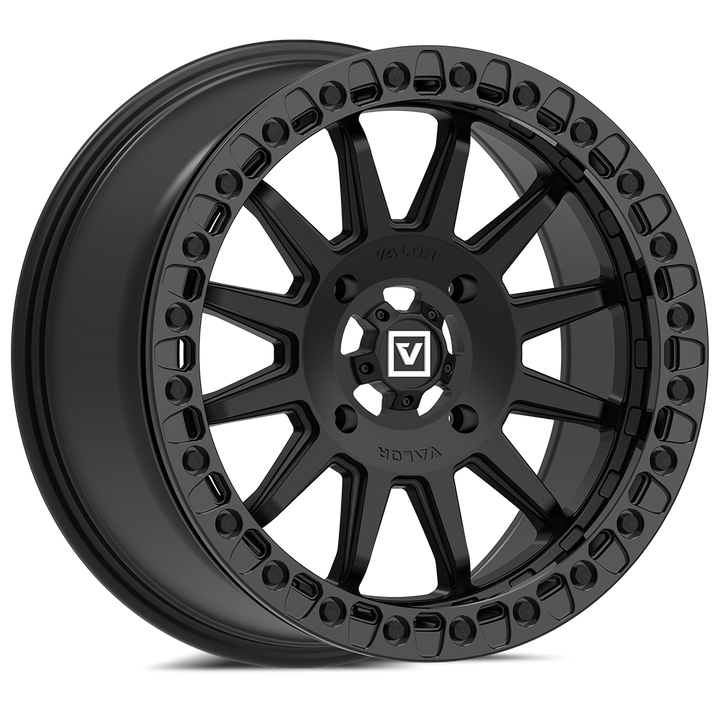 V09 BEADLOCK 17X8 +40 4X156 SATIN BLACK