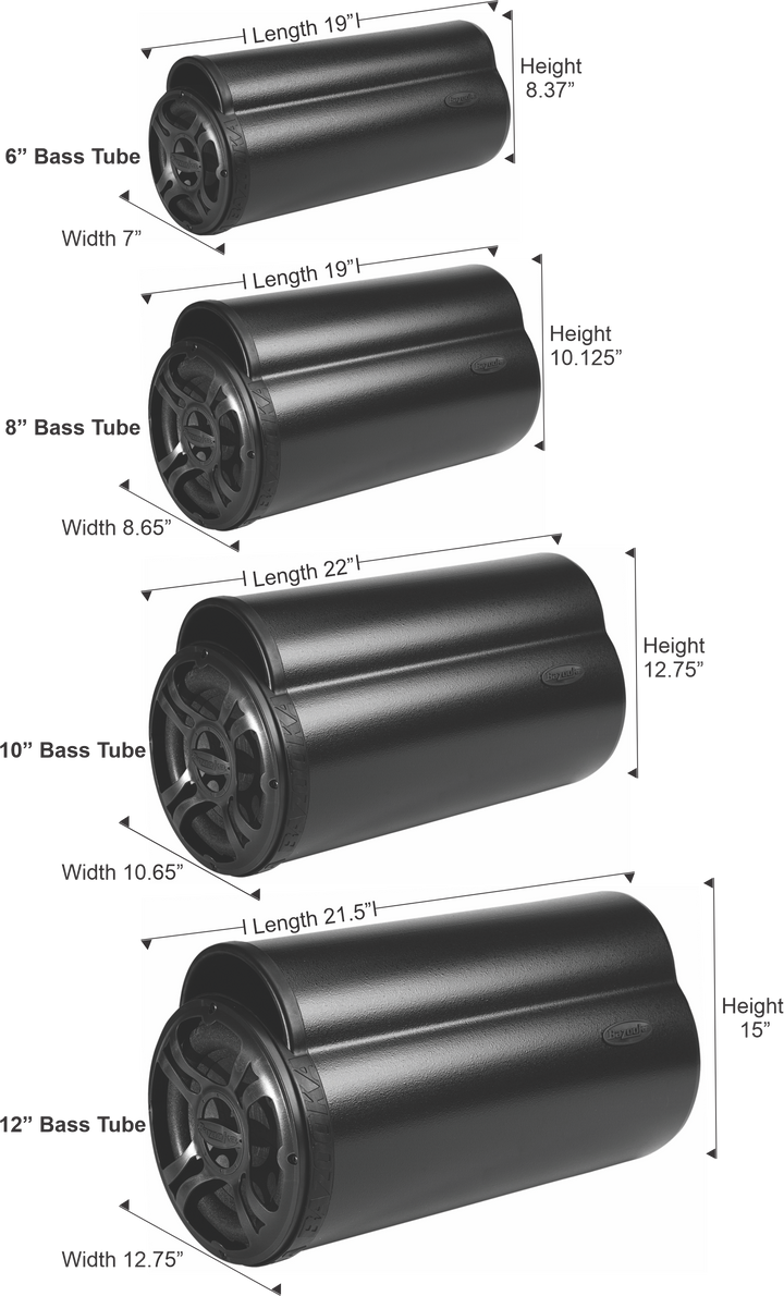 BT Series 6" Amplified Bass Tubes