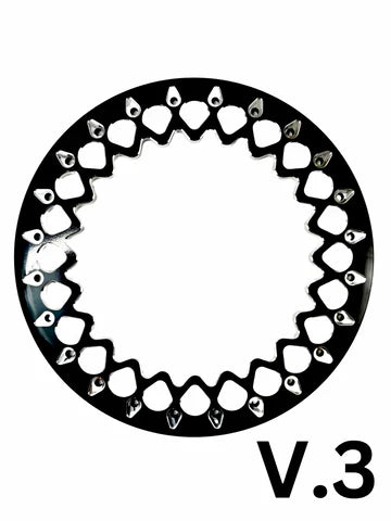 V2 Super Star - FF Forged Beadlock - Gloss Black