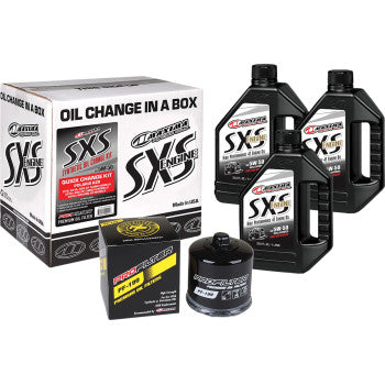 SXS Synthetic Oil Change Kit - Polaris Turbo - 5W-50