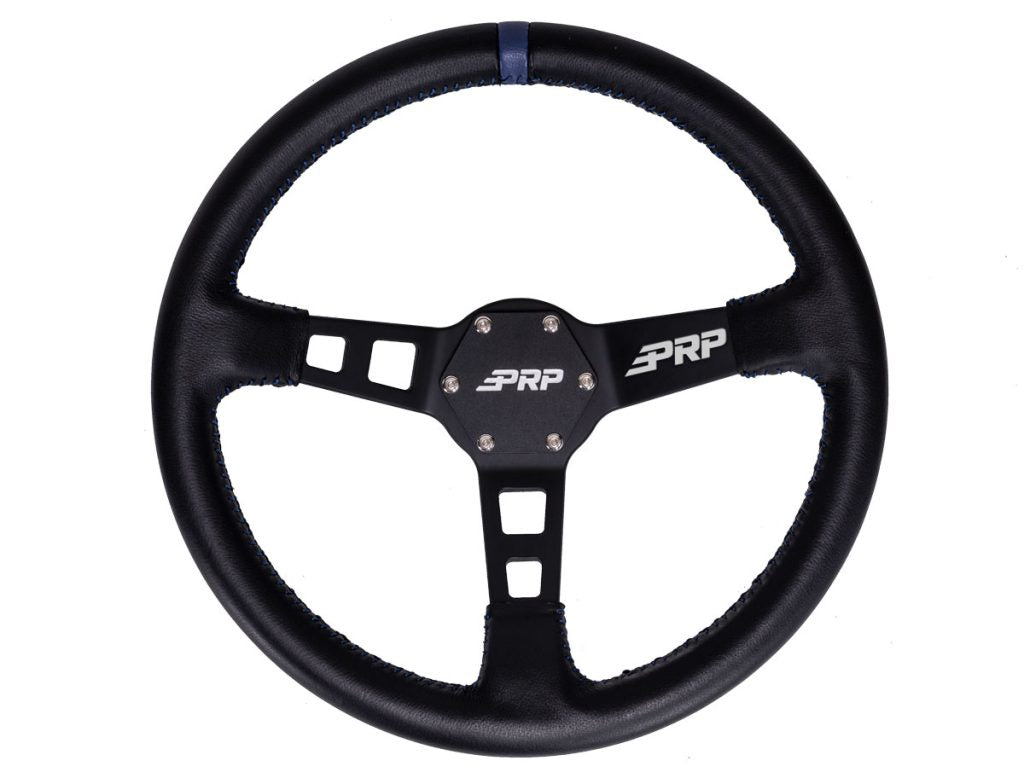 PRP Deep Dish Leather Steering Wheel