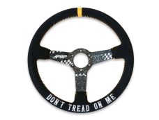 DON’T TREAD ON ME DEEP DISH SUEDE STEERING WHEEL