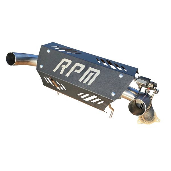 RPM SxS RZR XPT E-Valve Muffler - Dual Tip Captains Choice Exhaust- 2016-2022 XPT XP Turbo S