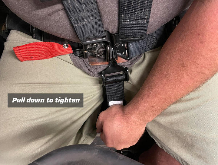 5.2 Harness with Shoulder Straps Sewn to Lap