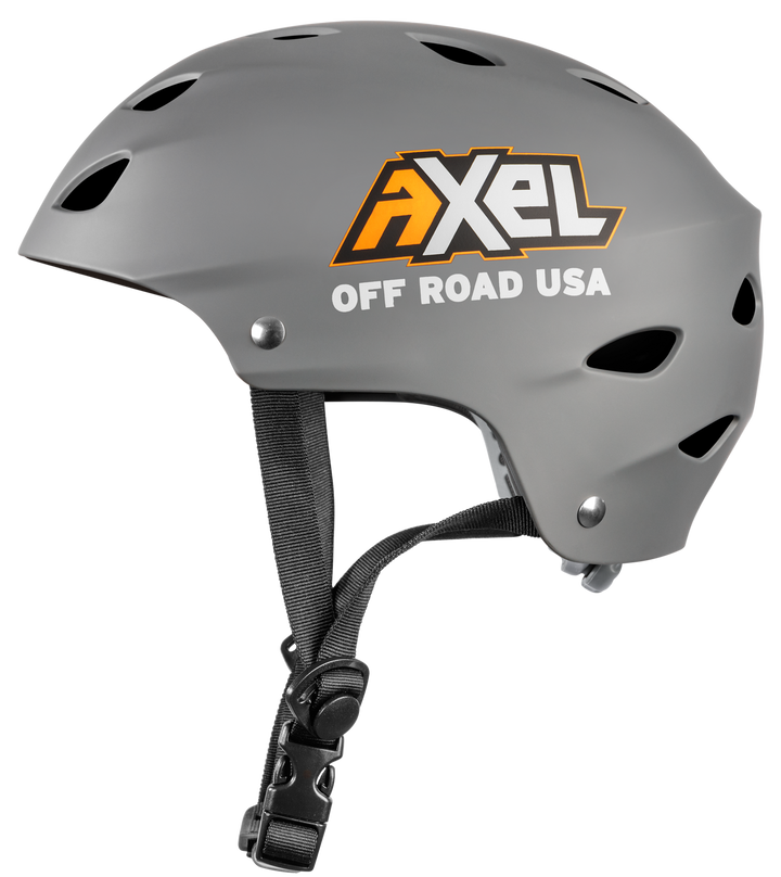 Side view AXEL Off Road Trail Helmet Gray