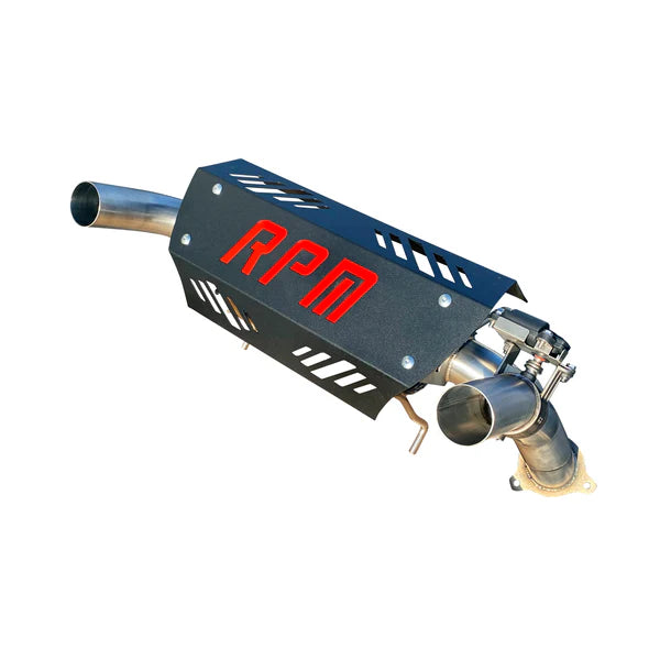 RPM SxS RZR XPT E-Valve Muffler - Dual Tip Captains Choice Exhaust- 2016-2022 XPT XP Turbo S