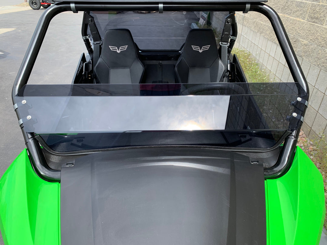 Wildcat Trail/Sport 700 Half Windshield with Billet Mounts