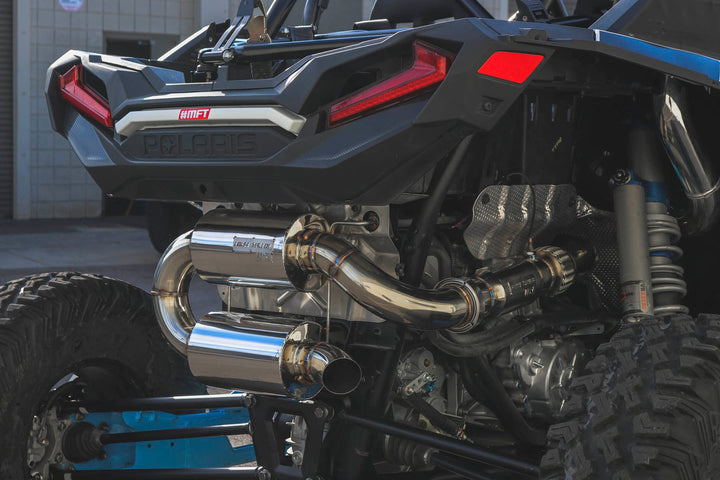 Polaris RZR XP Turbo 3" Full Turbo Back Exhaust with Resonator