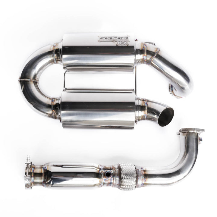 Polaris RZR XP Turbo 3" Full Turbo Back Exhaust with Resonator