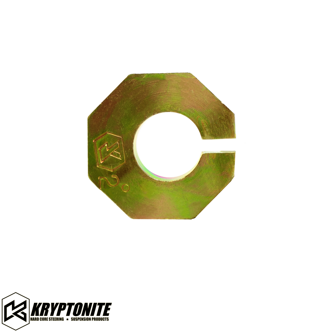 KRYPTONITE CASTER SHIM SET 2° FORD SUPER DUTY F250/F350 2005-2022