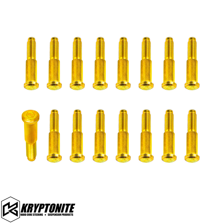 KRYPTONITE POLARIS RZR DEATH GRIP WHEEL STUD (16 PACK) 2014-2023 XP