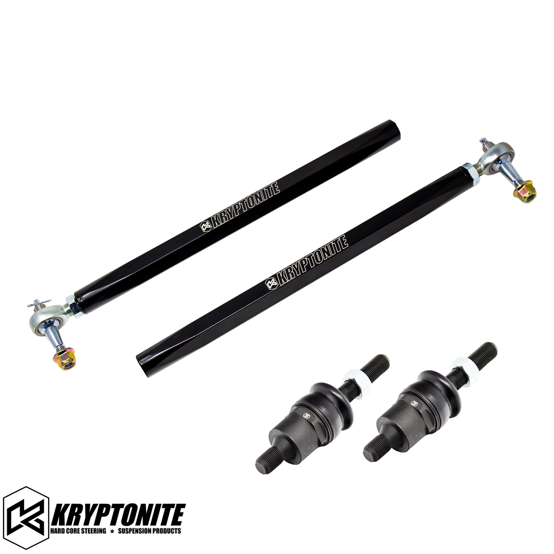 KRYPTONITE POLARIS RZR DEATH GRIP TIE RODS STAGE "1" 2020-2021 PRO XP SHOCK THERAPY