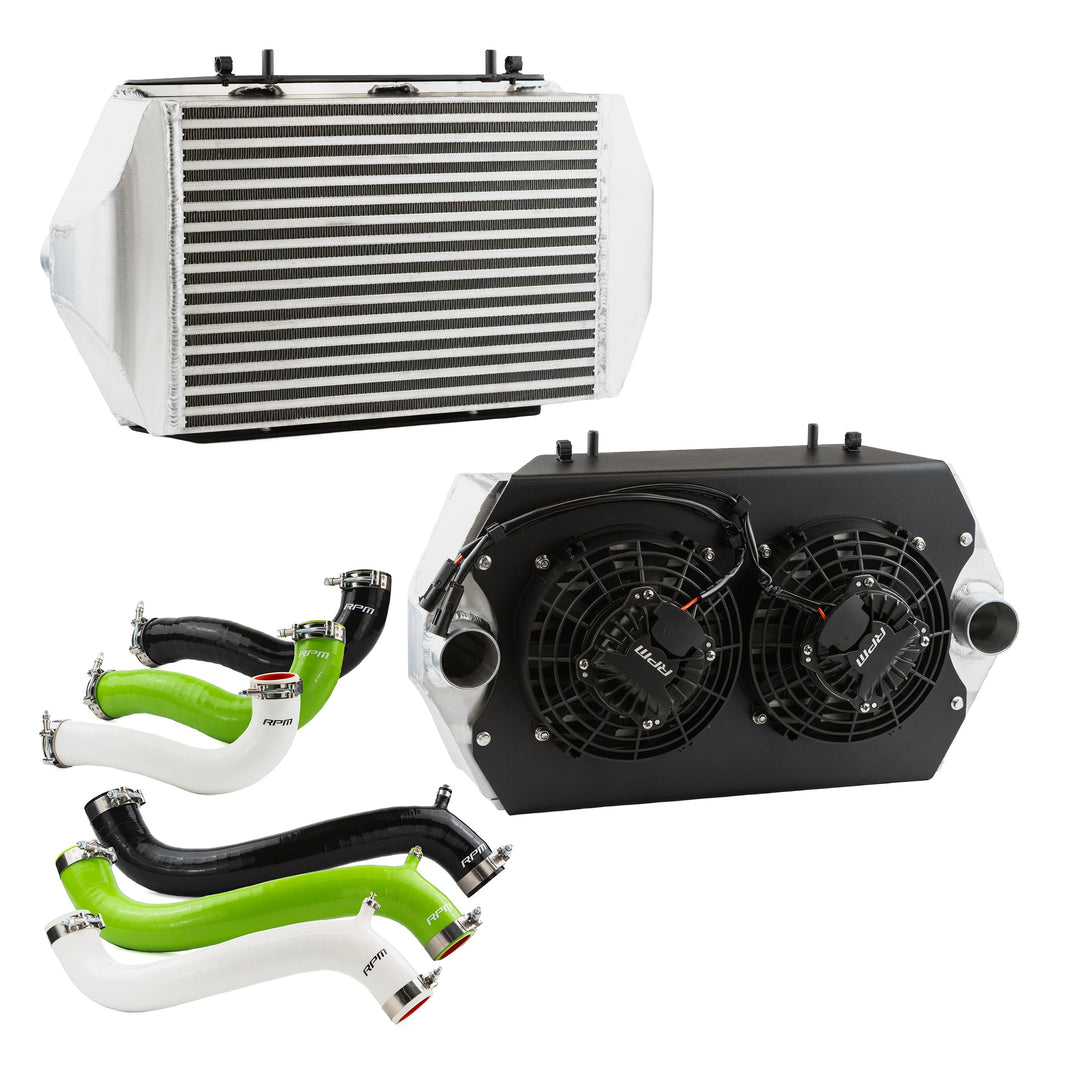 RPM Kawasaki H2 Stage 3 XL Intercooler With Brushless Fans & Sealed Shroud