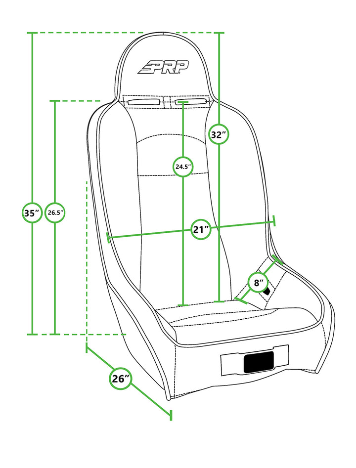 HIGH BACK SUSPENSION SEAT-PAIR *Custom Order