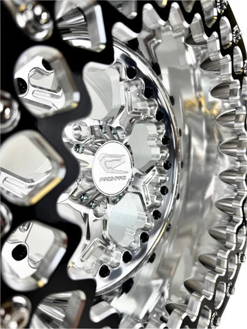 Pro 5 - FF Forged Polished Beadlock - Silver RZR Pro R 5x4.5