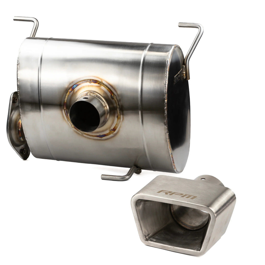 RPM Polaris RZR Pro R E-Valve Chambered 3" Performance Exhaust - Electric Valve Muffler