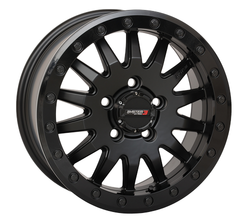 System 3 SB 8 Beadlock Wheel Matte Black