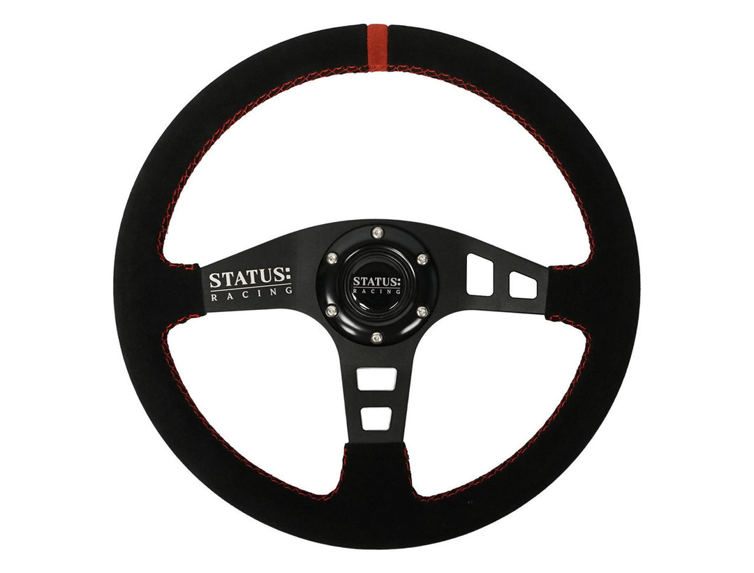 SR Flat Suede Steering Wheel