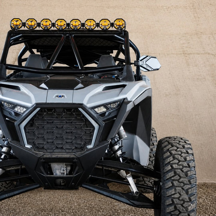 8 Light U-Con Interlocking Off Road LED Pod With Amber or White DRL Running Light