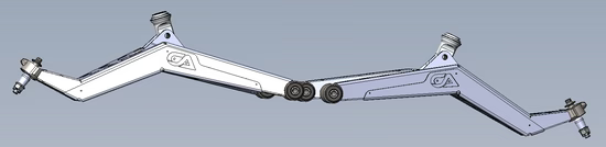 Segway Super Villain Upper & Lower Uniball Control Arms