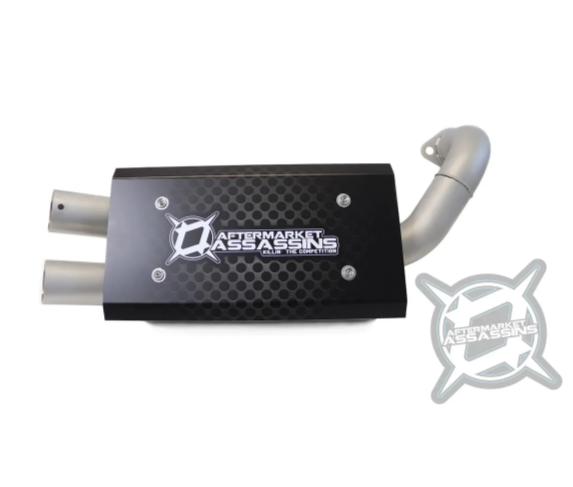 AA Stainless Slip-On Exhaust for 2018-Up Polaris Ranger XP 1000 *REAR MOUNT ONLY* **1-3 day lead time*