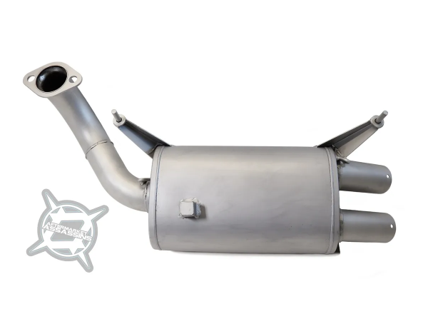 AA Stainless Slip-On Exhaust for 2018-Up Polaris Ranger XP 1000 *REAR MOUNT ONLY* **1-3 day lead time*