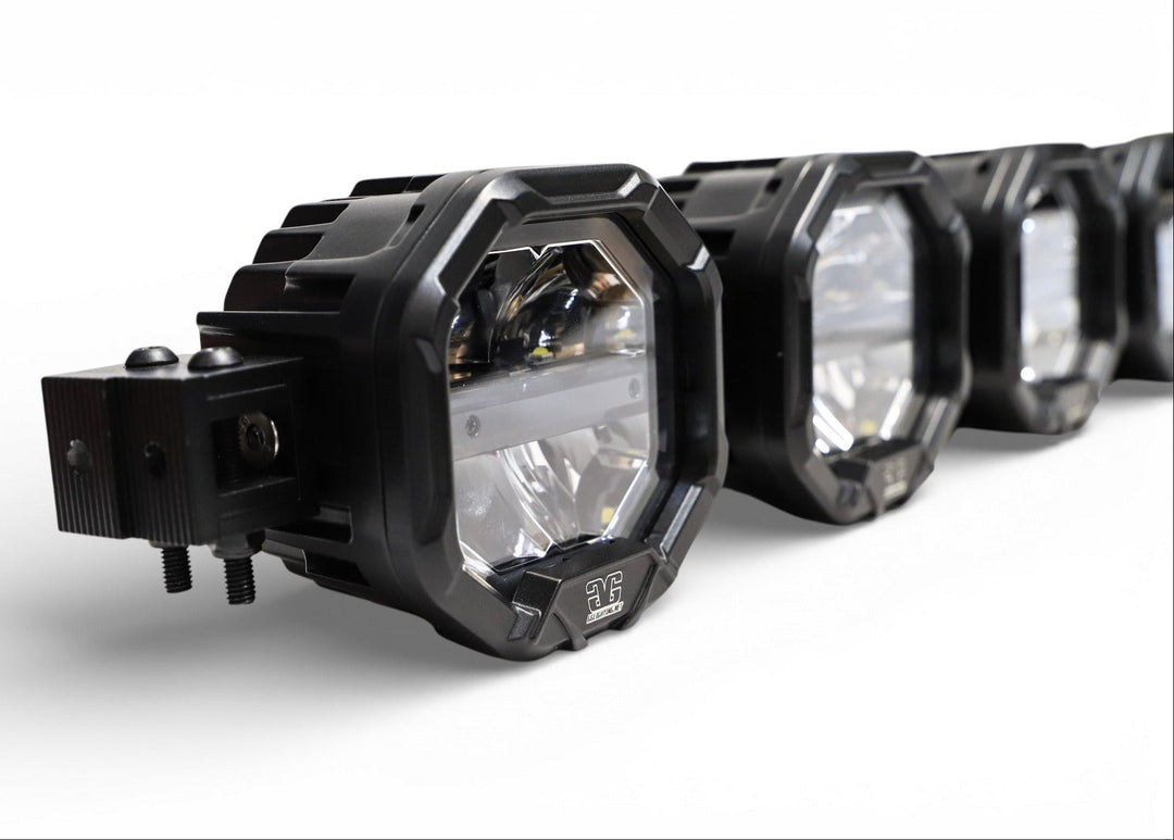 8 Light U-Con Interlocking Off Road LED Pod With Amber or White DRL Running Light