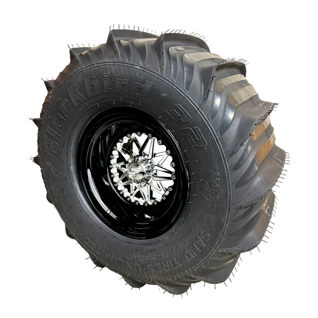 Pro R Wheel + Tire Package - 32-15 Blackbird, 32-15 Big Tebo