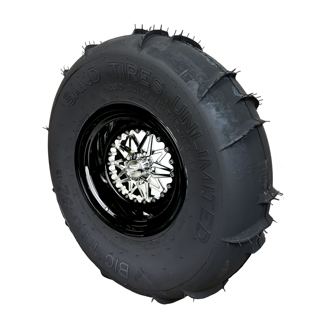 Pro R Wheel + Tire Package - 32-15 Blackbird, 32-15 Big Tebo