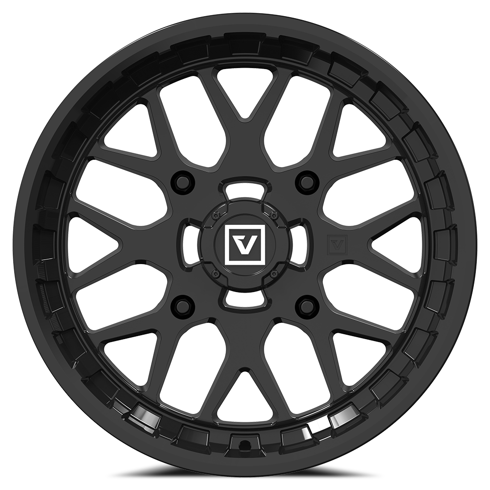 V03 14X7 +25MM 4X156 GLOSS BLACK