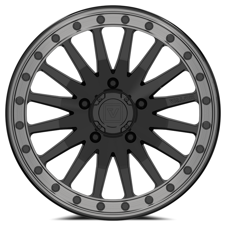 V06 BEADLOCK 15X8 +40 5X114.3 GLOSS BLACK