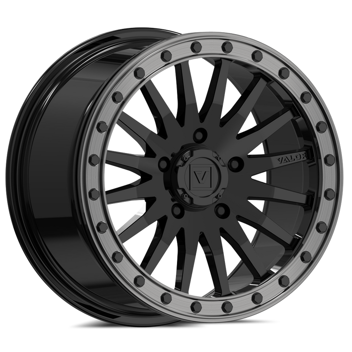 V06 BEADLOCK 15X8 +40 5X114.3 GLOSS BLACK